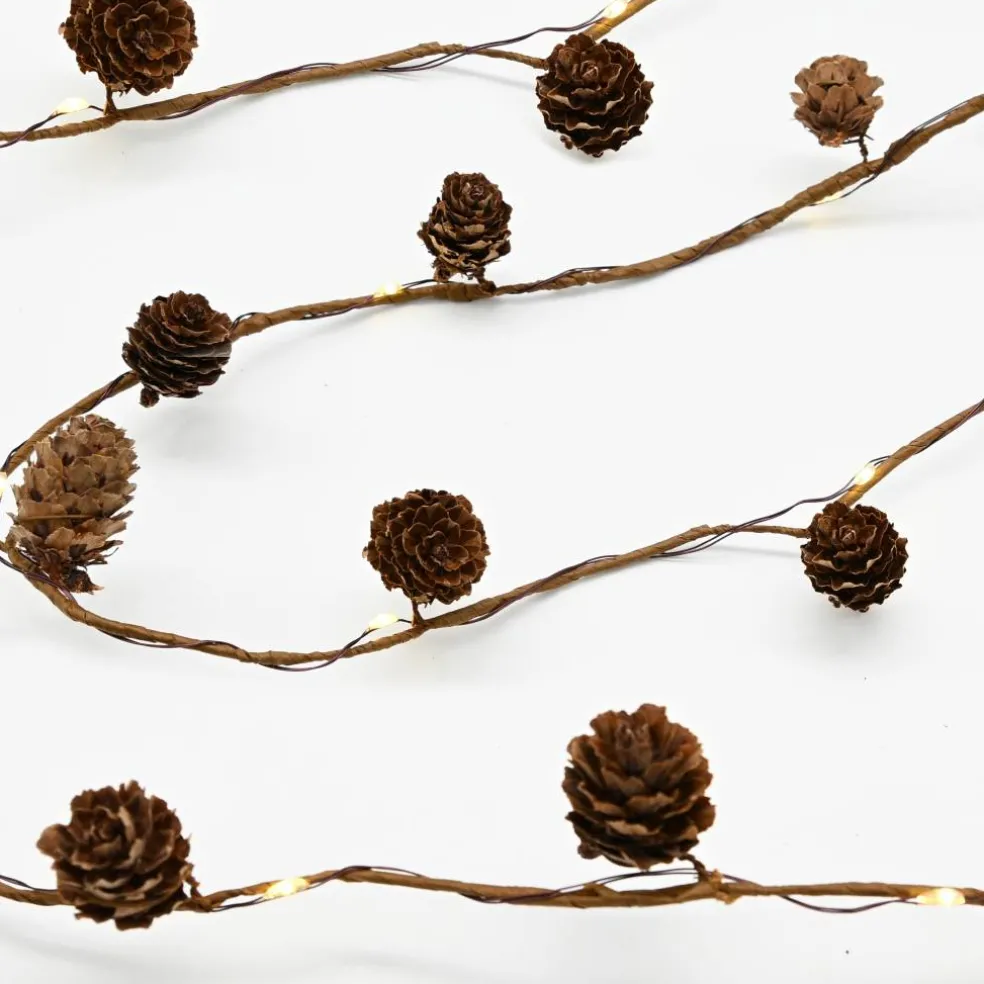 18ct. Pinecones LED String Lights by Ashland®