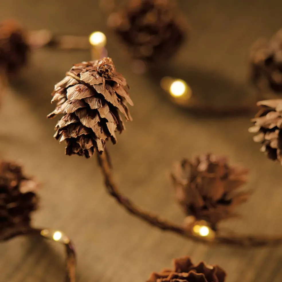 18ct. Pinecones LED String Lights by Ashland®