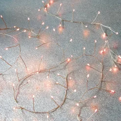120ct. Pink LED String Lights Garland by Ashland®