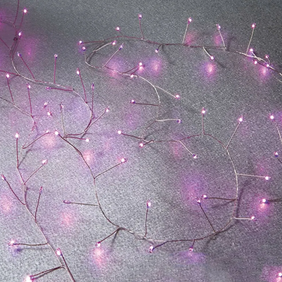 120ct. Purple LED String Lights Garland by Ashland®