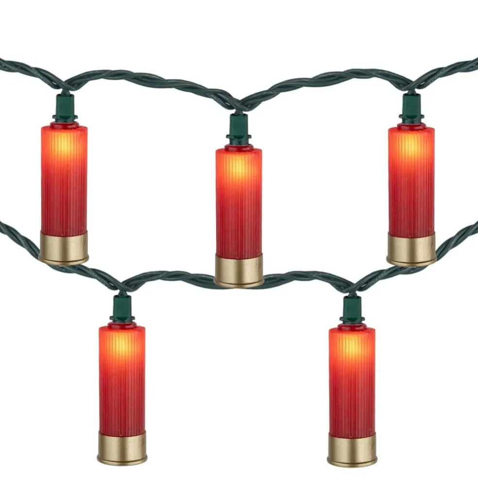 10ct. Shotgun Shells Patio String Lights