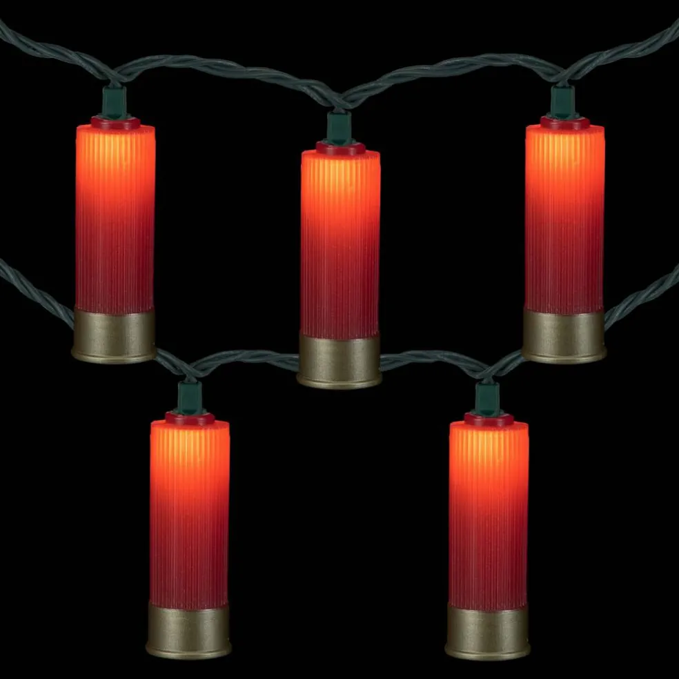 10ct. Shotgun Shells Patio String Lights
