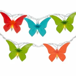 10ct. Summer Butterfly Outdoor Patio String Lights