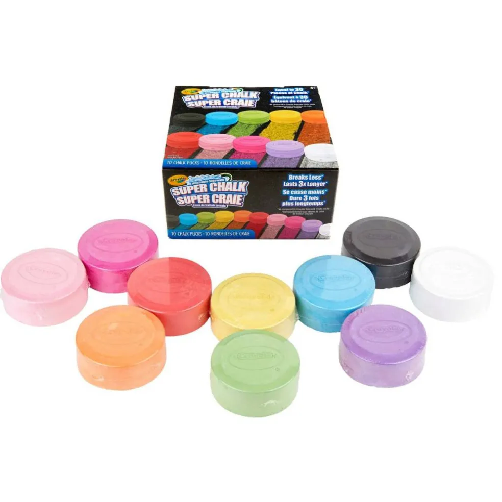 10ct Super Chalk Crayola