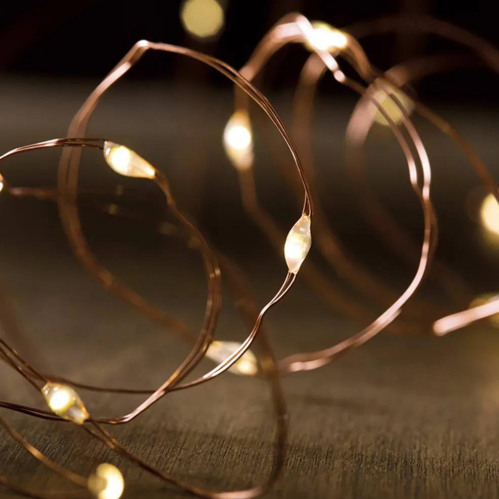 50ct. Warm White & Amber LED String Lights by Ashland®