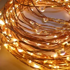 40ct. Warm White Copper Wire LED String Lights by Ashland®