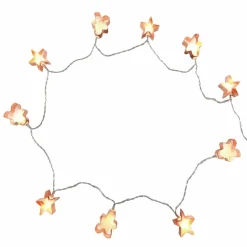 10ct. Warm White LED Cookie Cutter String Lights by Ashland®