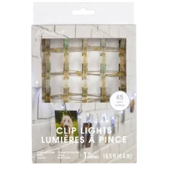45ct. Warm White LED Iridescent Clip Lights by Ashland®