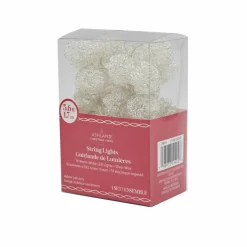 18ct. Warm White LED Silver Wire Ball String Lights by Ashland®
