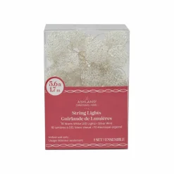 18ct. Warm White LED Silver Wire Ball String Lights by Ashland®