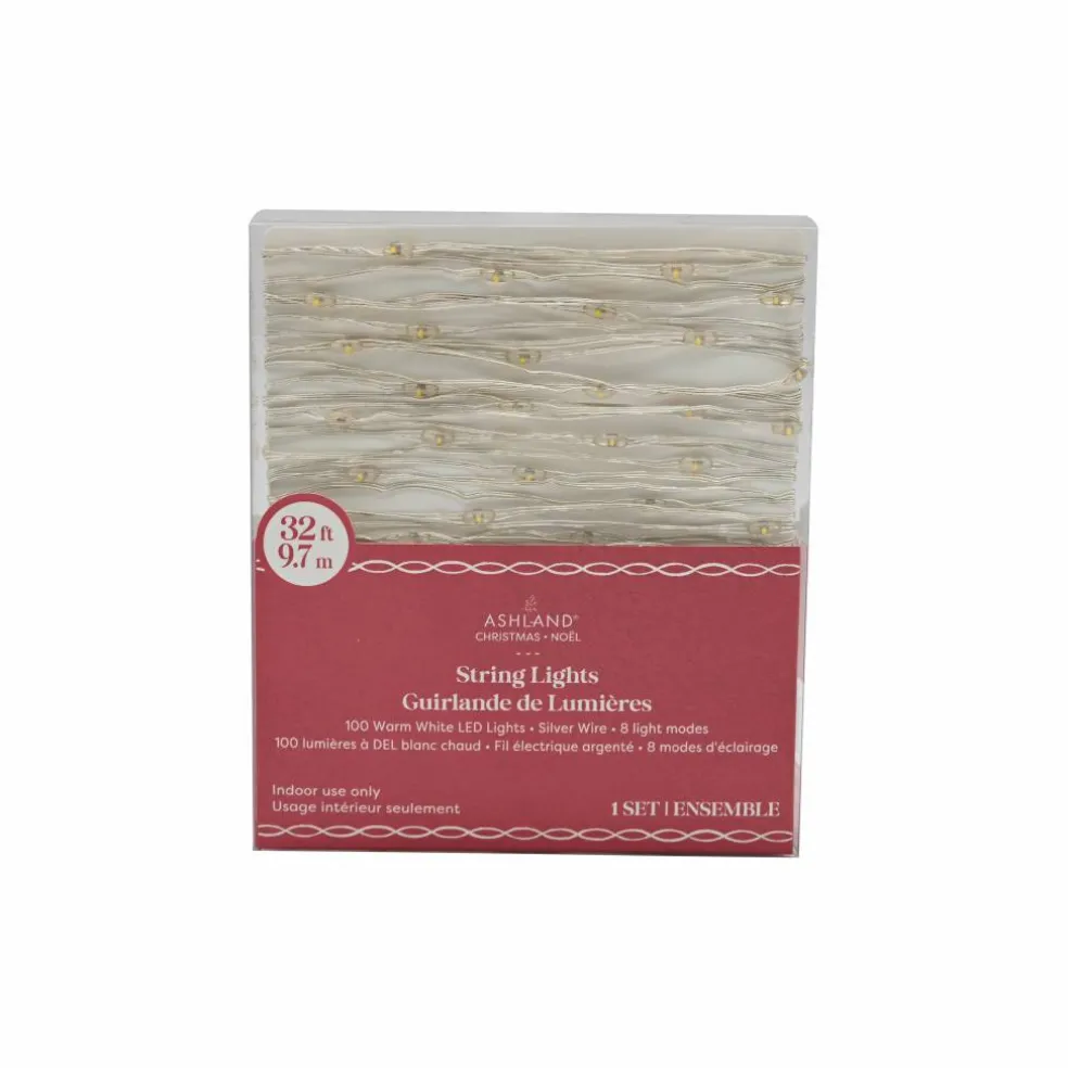 100ct. Warm White LED String Lights by Ashland®
