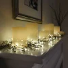 80ct. Warm White LED String Lights with Silver Wire by Ashland®