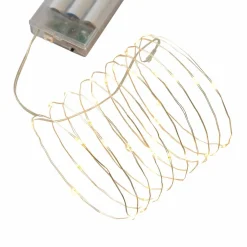 80ct. Warm White LED String Lights with Silver Wire by Ashland®