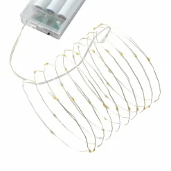 80ct. Warm White LED String Lights with Silver Wire by Ashland®