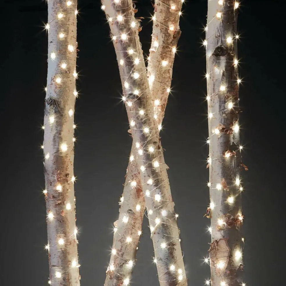80ct. Warm White LED String Lights with Silver Wire by Ashland®