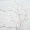 64ct. Warm White Led White Branch Garland String Lights by Ashland®