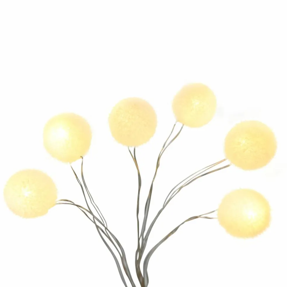 12ct. Warm White LED White Fuzzy String Lights by Ashland®