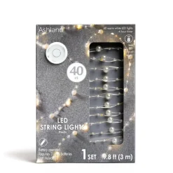 40ct. Warm White Pearl LED String Lights by Ashland®