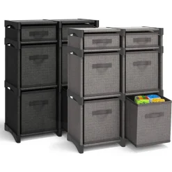 Cube Storage Organizer with Bins for Bedroom, Living Room, Office