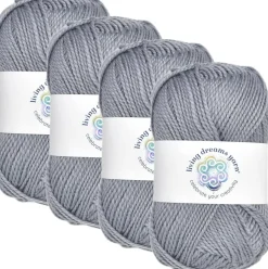 CUDDLEBUG DK YARN - All Natural Superwash Merino Rayon Blend Yarn.