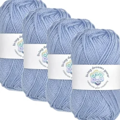 CUDDLEBUG DK YARN - All Natural Superwash Merino Rayon Blend Yarn.