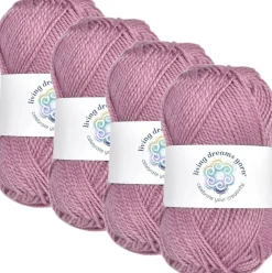 CUDDLEBUG DK YARN - All Natural Superwash Merino Rayon Blend Yarn.