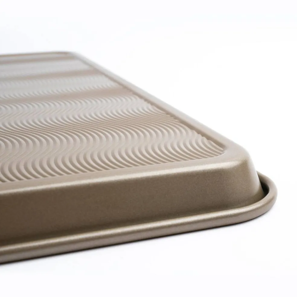 Cuisipro 13.5 x 9.5-Inch Rectangular Steel Nonstick Baking Sheet Pan