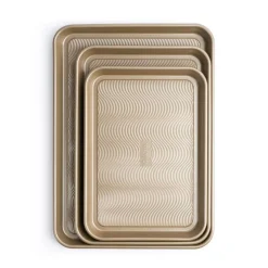 Cuisipro 15.5 x 10.5-Inch Rectangular Steel Nonstick Baking Sheet Pan