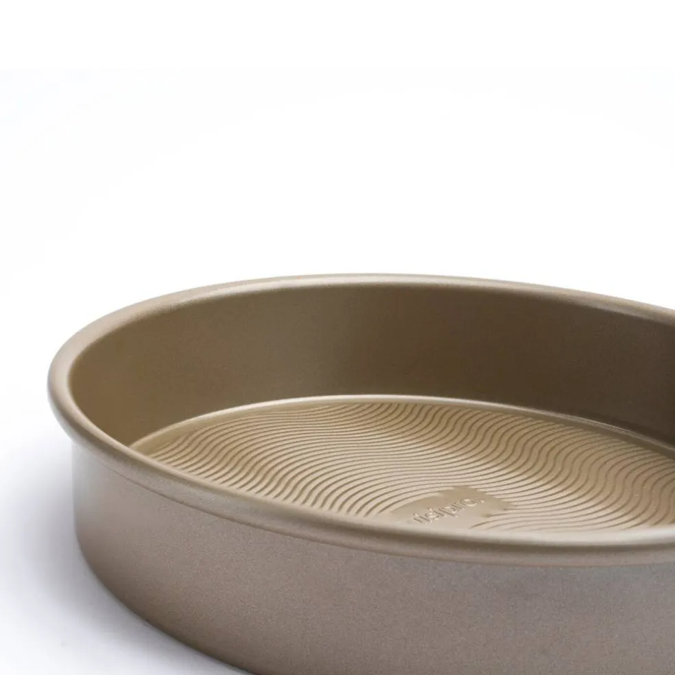 Cuisipro 9.5 x 2-Inch Round Steel Nonstick Baking and Cake Pan