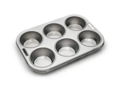 6 Cup Stainless Steel Muffin Pan