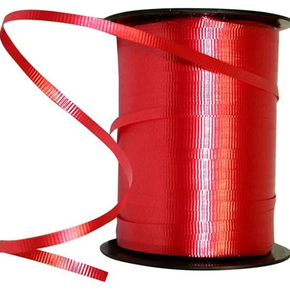 Curling Ribbon --- 3/16 in x 500 yards --- Red Color