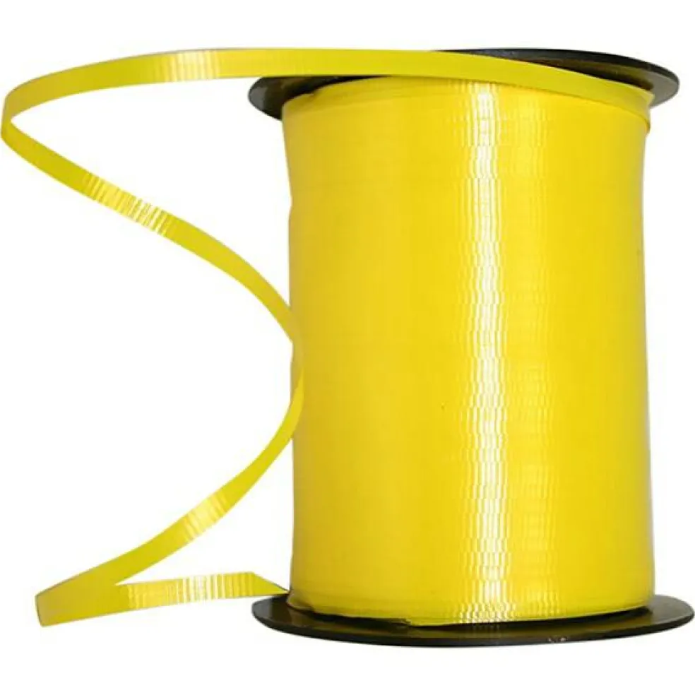 Curling Ribbon --- 3/16 in x 500 yards --- Yellow Color