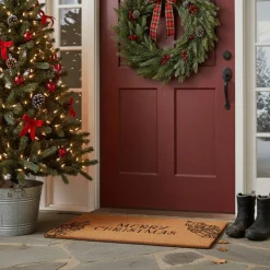 Curly Christmas Nutcracker Doormat