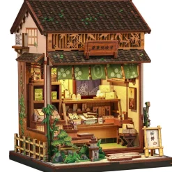CUTEBEE® Book Nook Kit Kanmi-dokoro Kurihara DIY Miniature House Shelf Insert Diorama