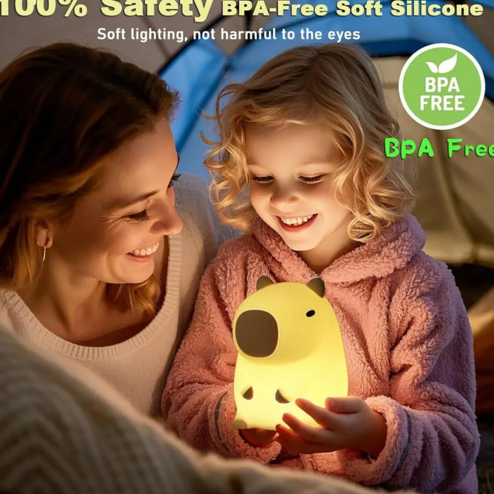 Cute Capybara Night Light