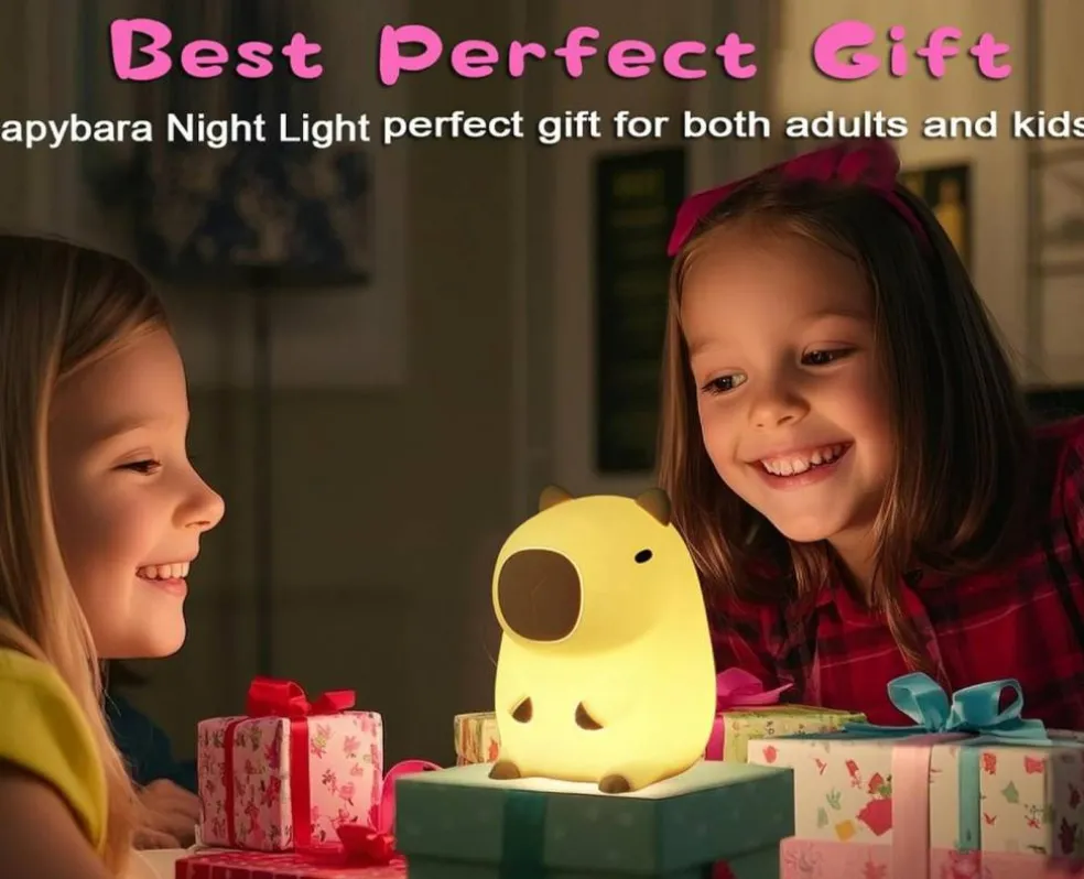 Cute Capybara Night Light