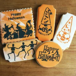Dancing Skeletons Cookie and Craft Stencil | CM179 by Designer Stencils | Cookie Decorating Tools |