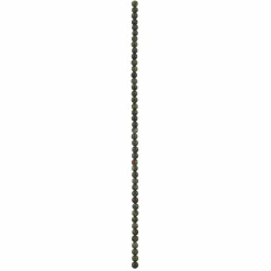 Dark Green & Red Dragon Blood Round Beads by Bead Landing™