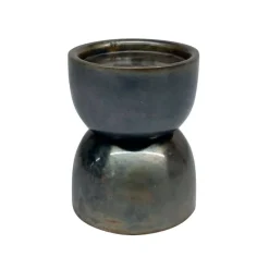 Dark Iridescent Metal Pillar Candle Holder by Ashland®