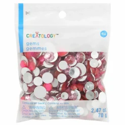 Dark & Light Pink Round Mix Gems by Creatology™