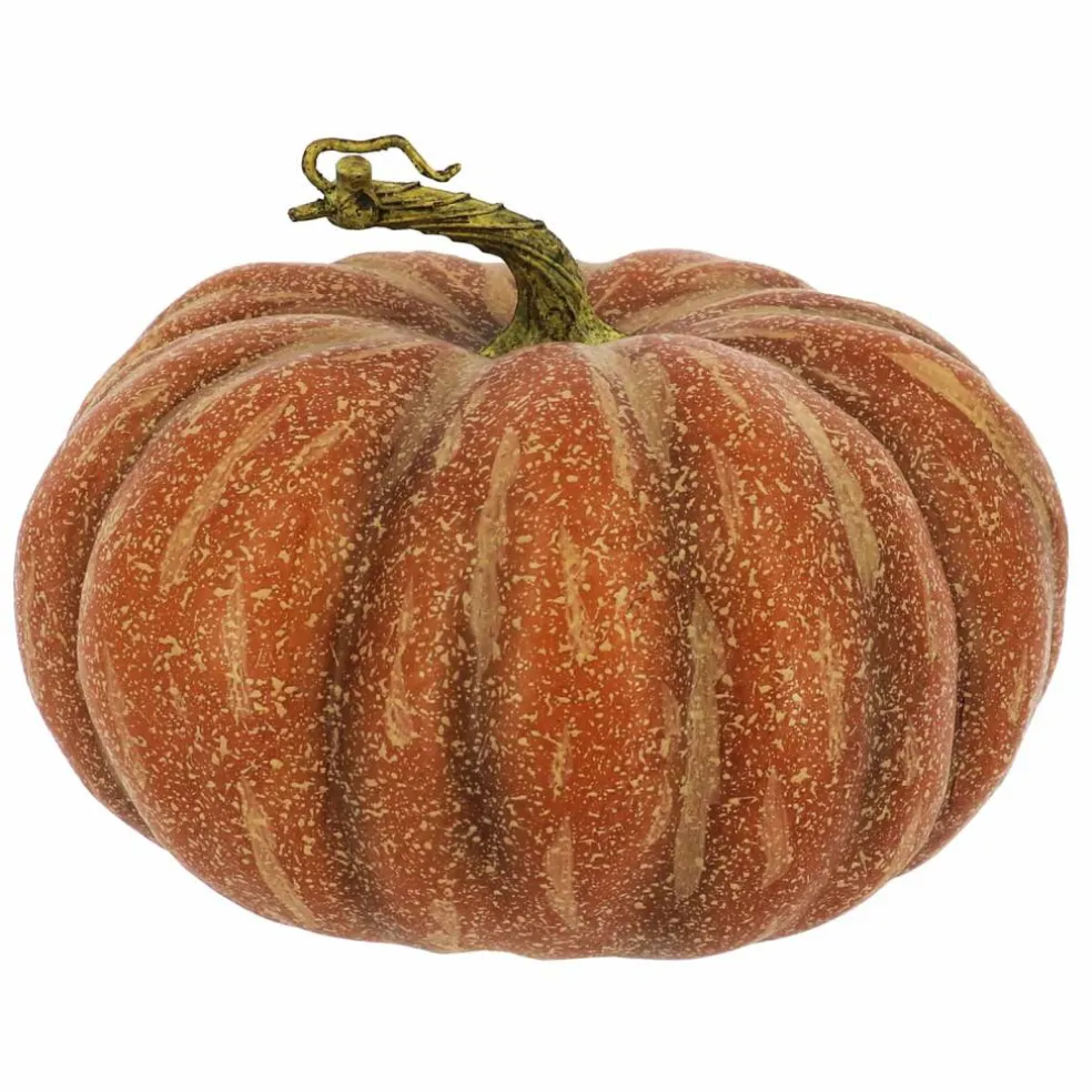 9.5" Dark Orange Decorative Pumpkin by Ashland®