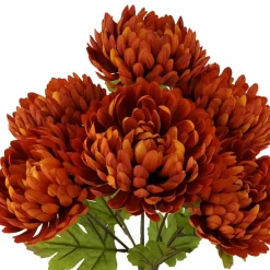 17" Dark Orange Mum Bush by Ashland®