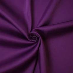 Dark Purple Poly Spandex Solid Stretch Lamour Woven Fabric By the Yard