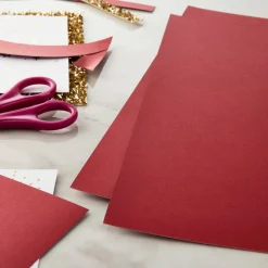 Dark Red Starry Cardstock Paper by Recollections®, 12" x 12"