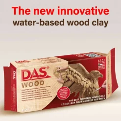 DAS Modeling Wood Toned Clay Air Hardening