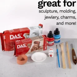 DAS Modeling Wood Toned Clay Air Hardening