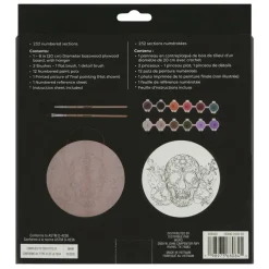 8" Day of the Dead Paint-by-Number Plywood Surface Kit by Artist's Loft®