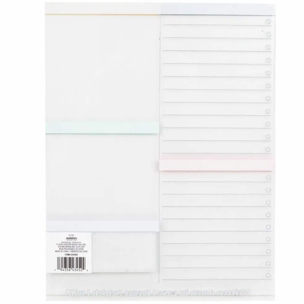 Days of the Week Dry-Erase Memo Board