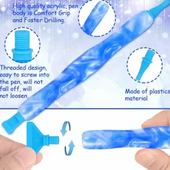 5D Diamond Painting Drill Pen, Rhinestone Gem Picker Tool Kit for Adults & Nail Art