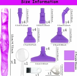 5D Diamond Painting Drill Pen, Rhinestone Gem Picker Tool Kit for Adults & Nail Art